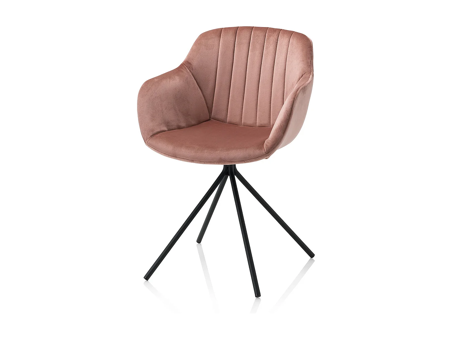 Set de 2 Chaises MARGOT rose corail