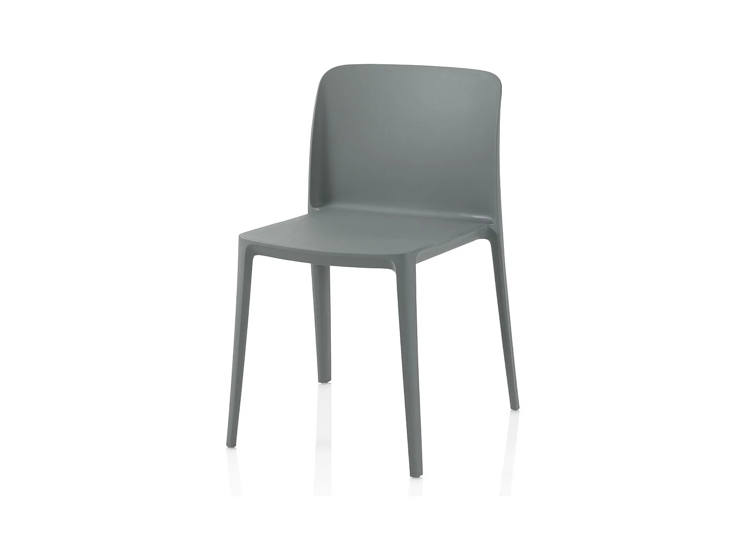 Set de 4 Chaises d'intérieur/extérieur TIMMY grise