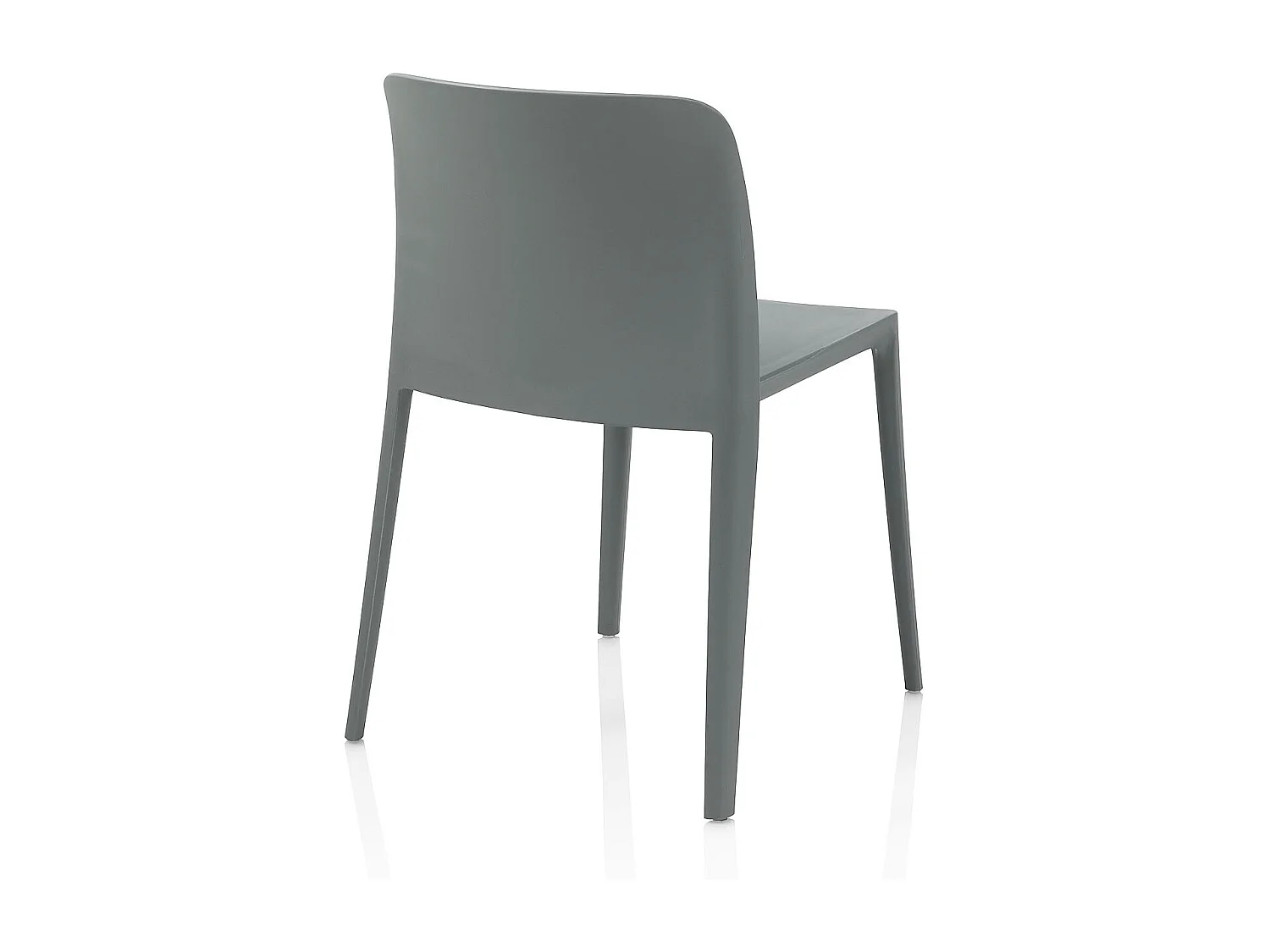 Set de 4 Chaises d'intérieur/extérieur TIMMY grise