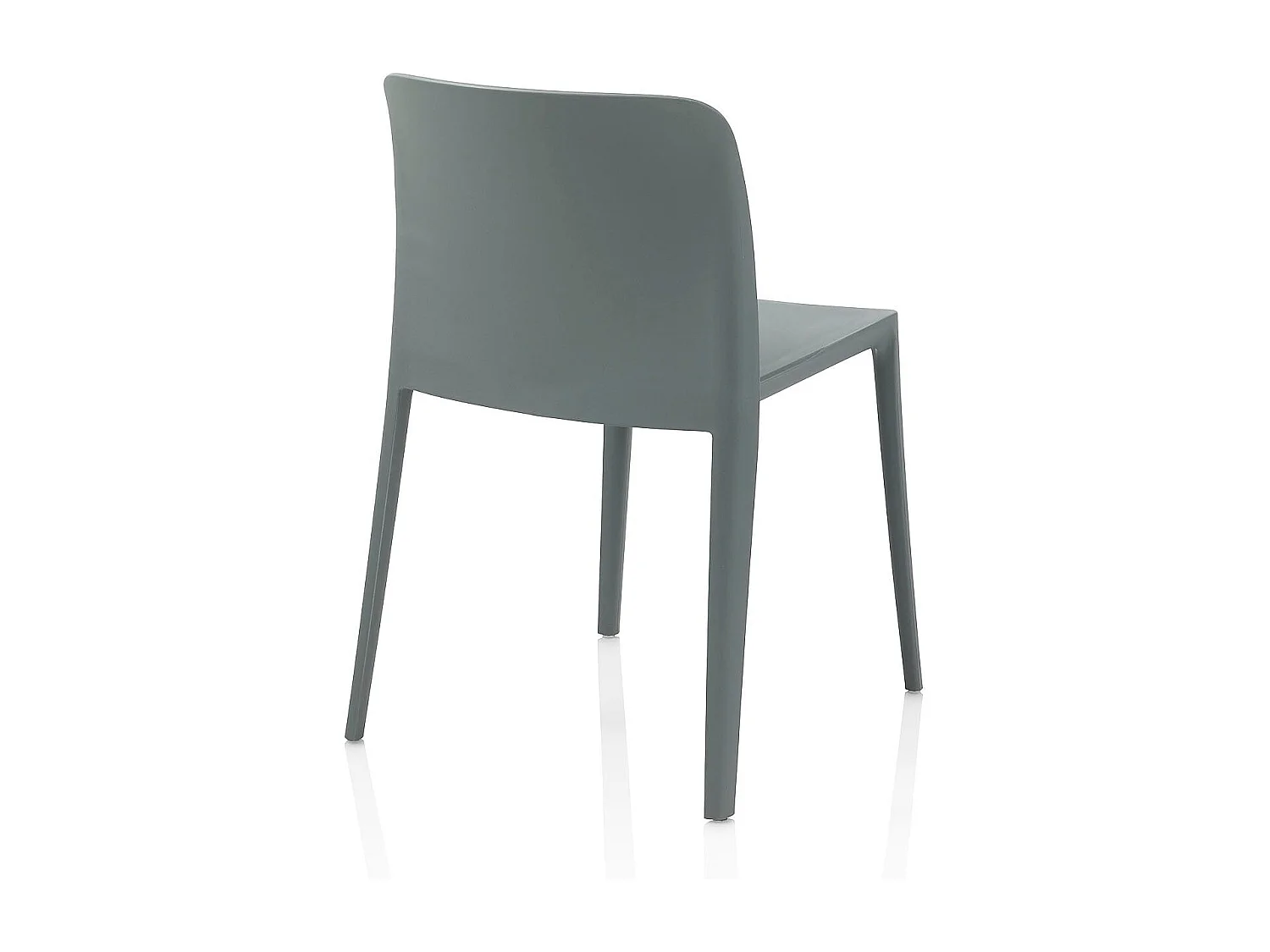 Set de 4 Chaises d'intérieur/extérieur TIMMY grise