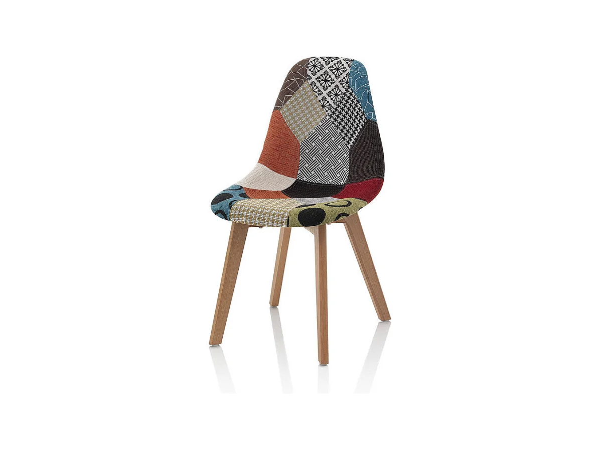 4er-Set Stühle VICTORIA patchwork