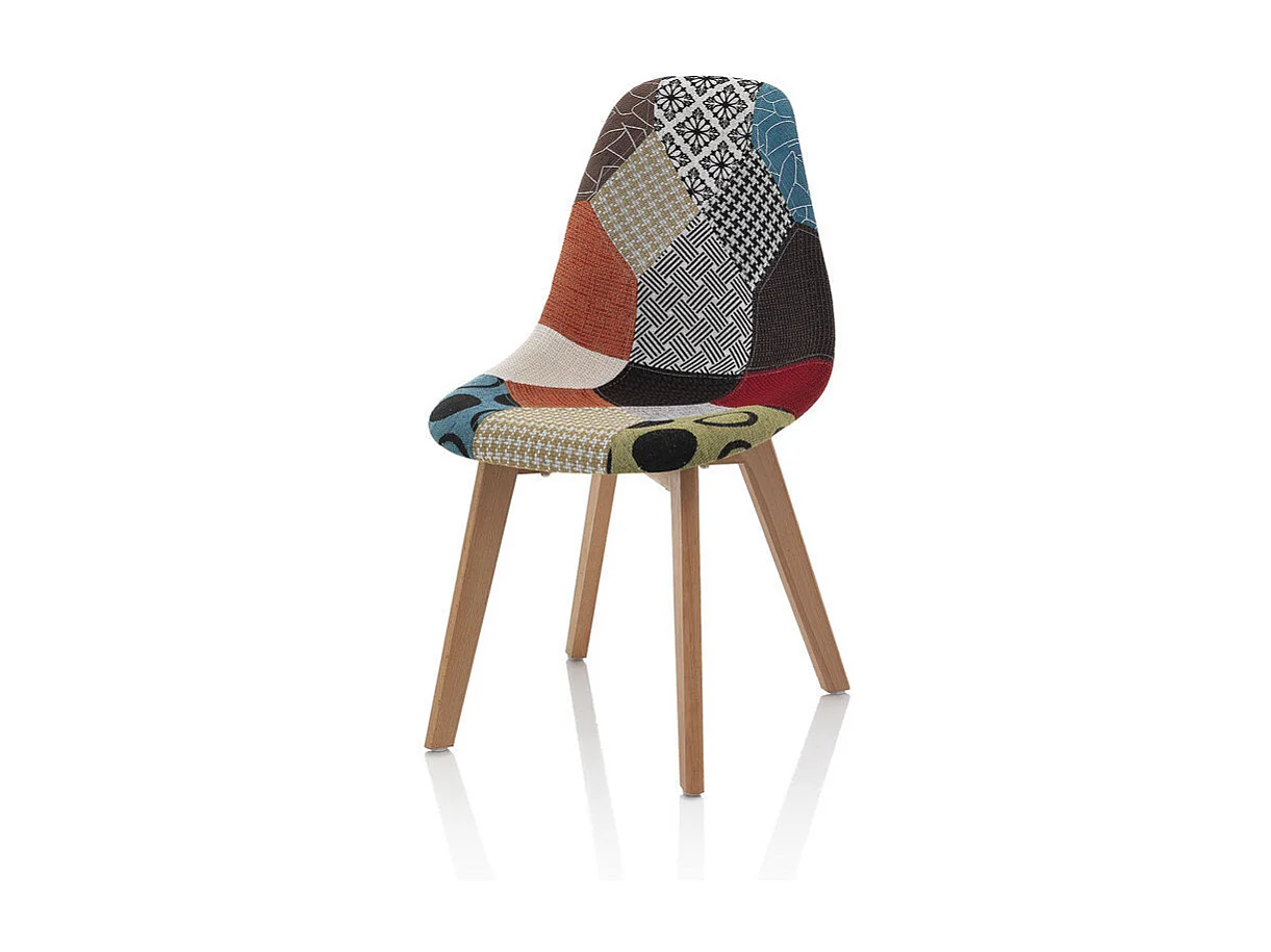 Set de 4 Sillas patchwork VICTORIA