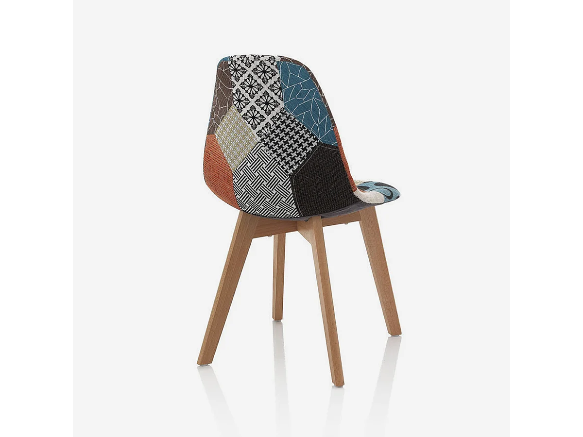 Set de 4 Sillas patchwork VICTORIA