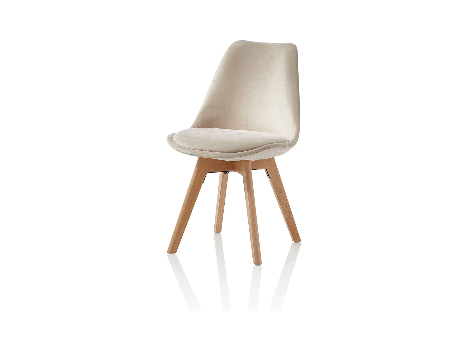 Set de 4 Chaises LAYLA ecru
