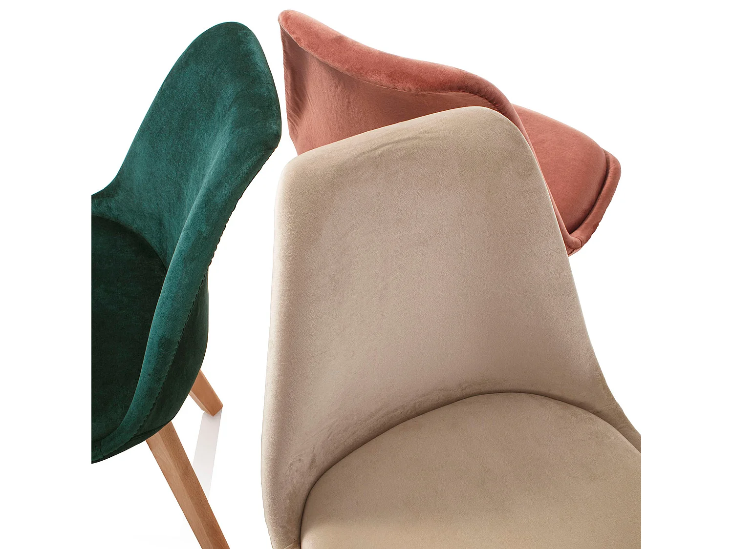 Set de 4 Chaises LAYLA ecru