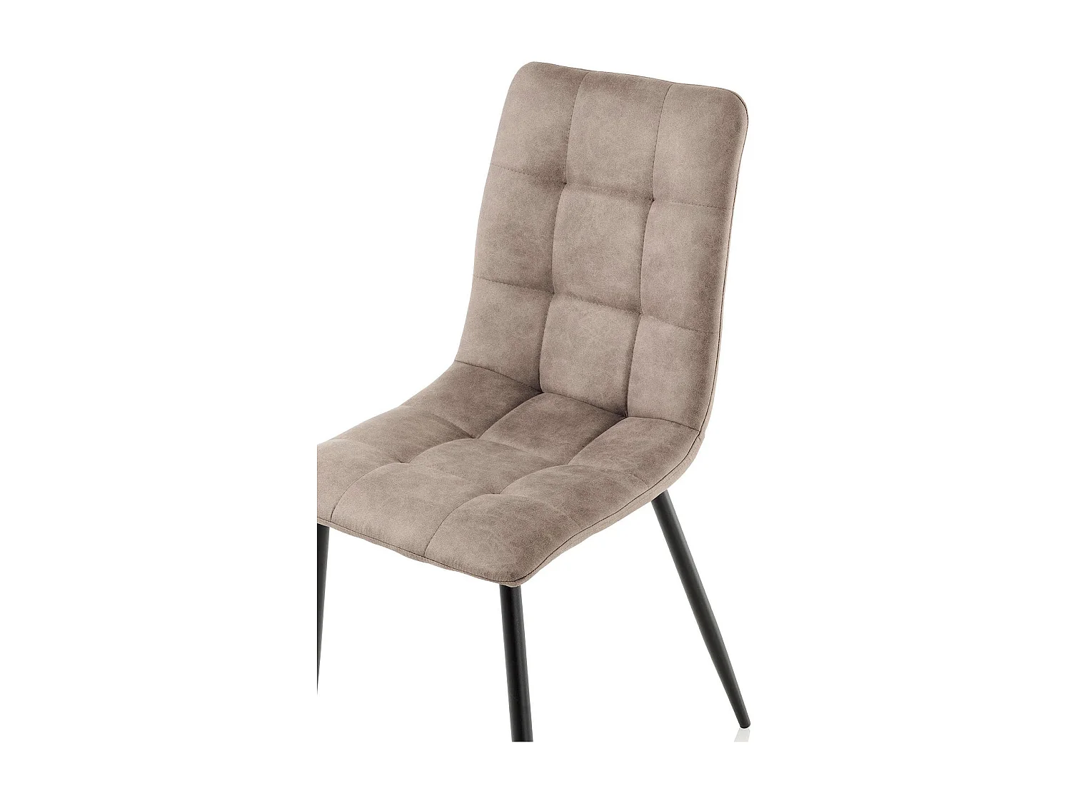 Conjunto de 4 cadeiras LEA castanho claro