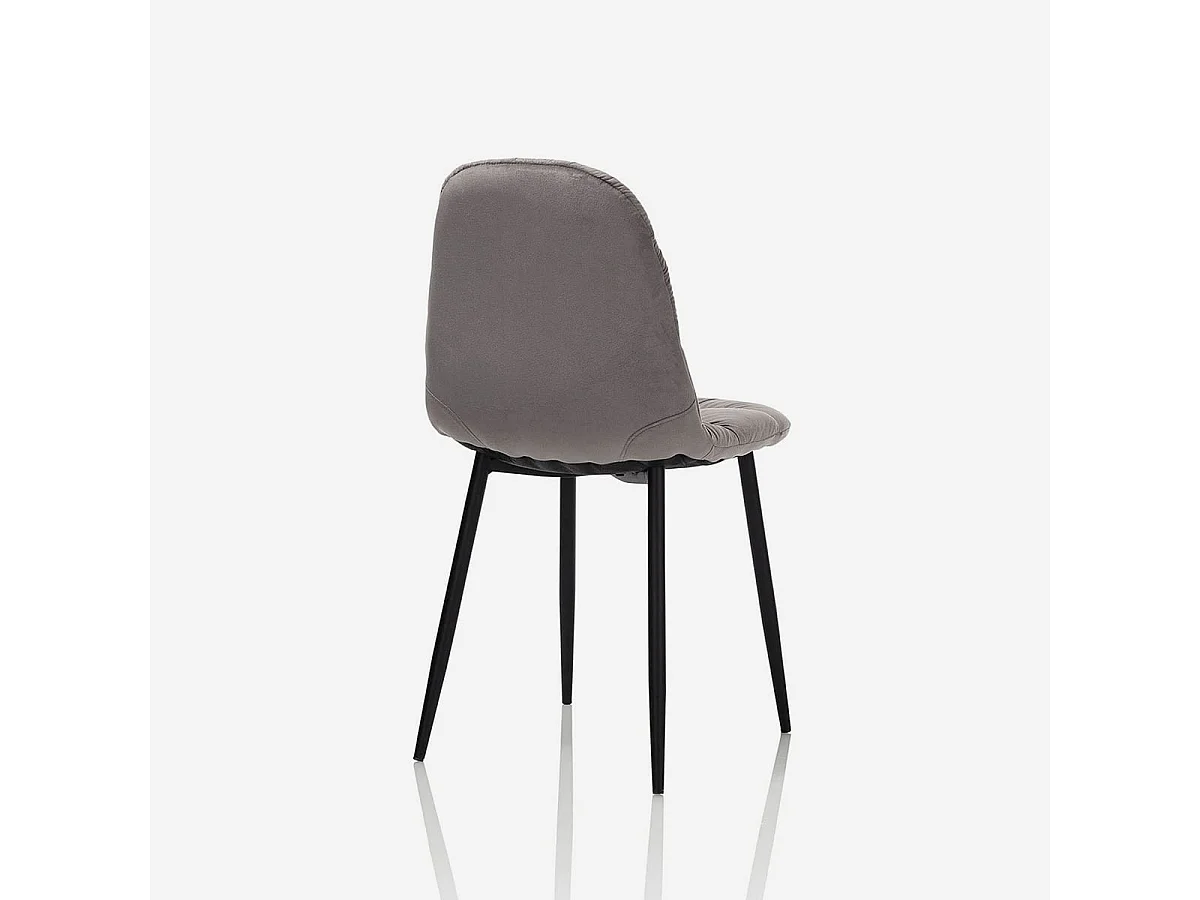Set de 4 Chaises MARTA gris