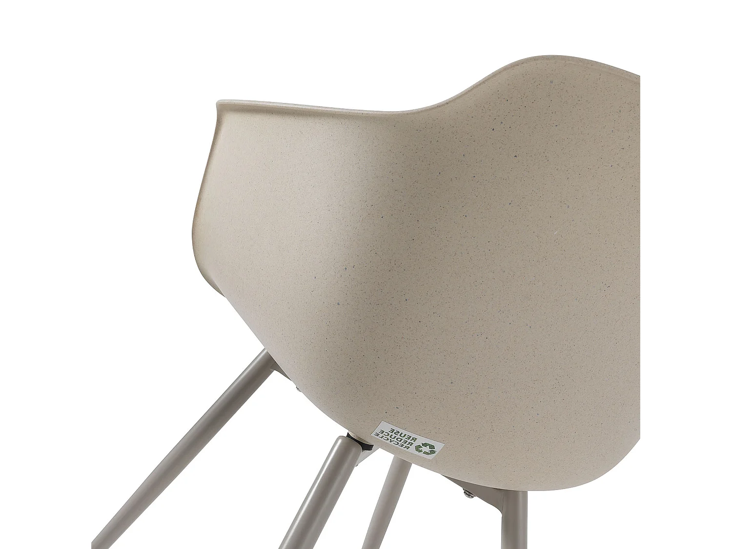 Set de 4 Chaises recyclée LINA beige