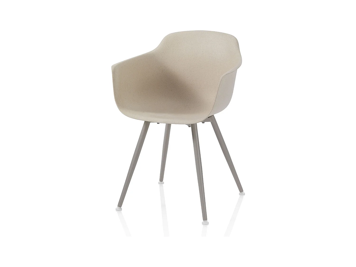 Set de 4 Chaises recyclée LINA beige