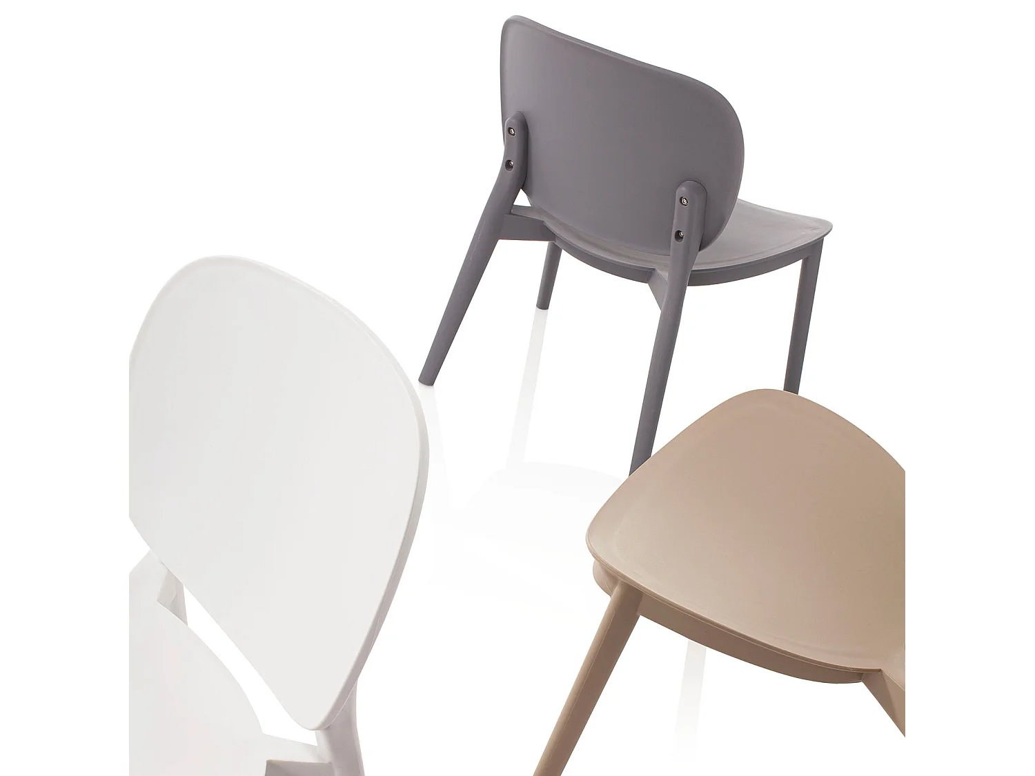 Set de 2 Chaises d’intérieur/extérieur LEON blanc