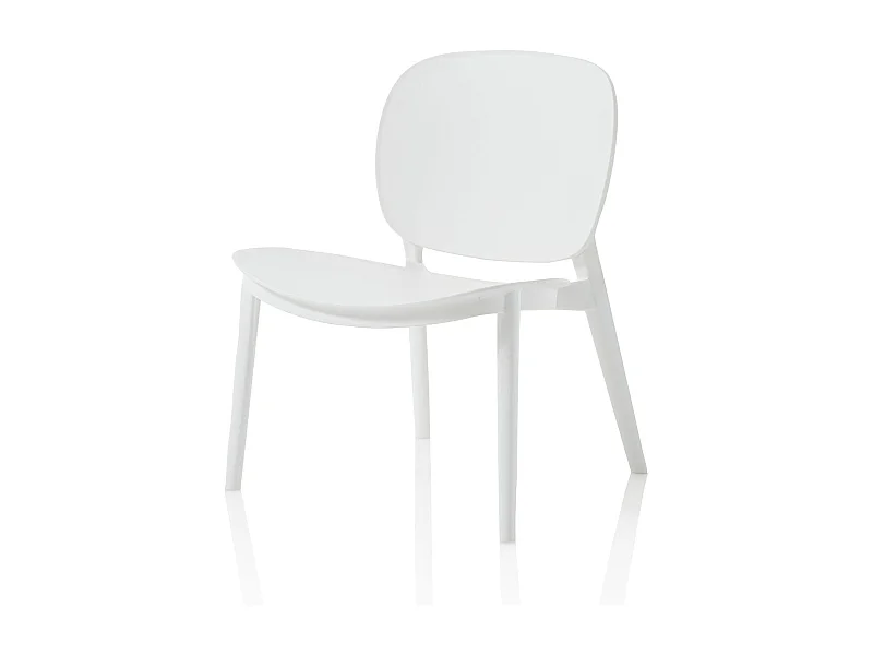 Set de 2 Chaises d’intérieur/extérieur LEON blanc