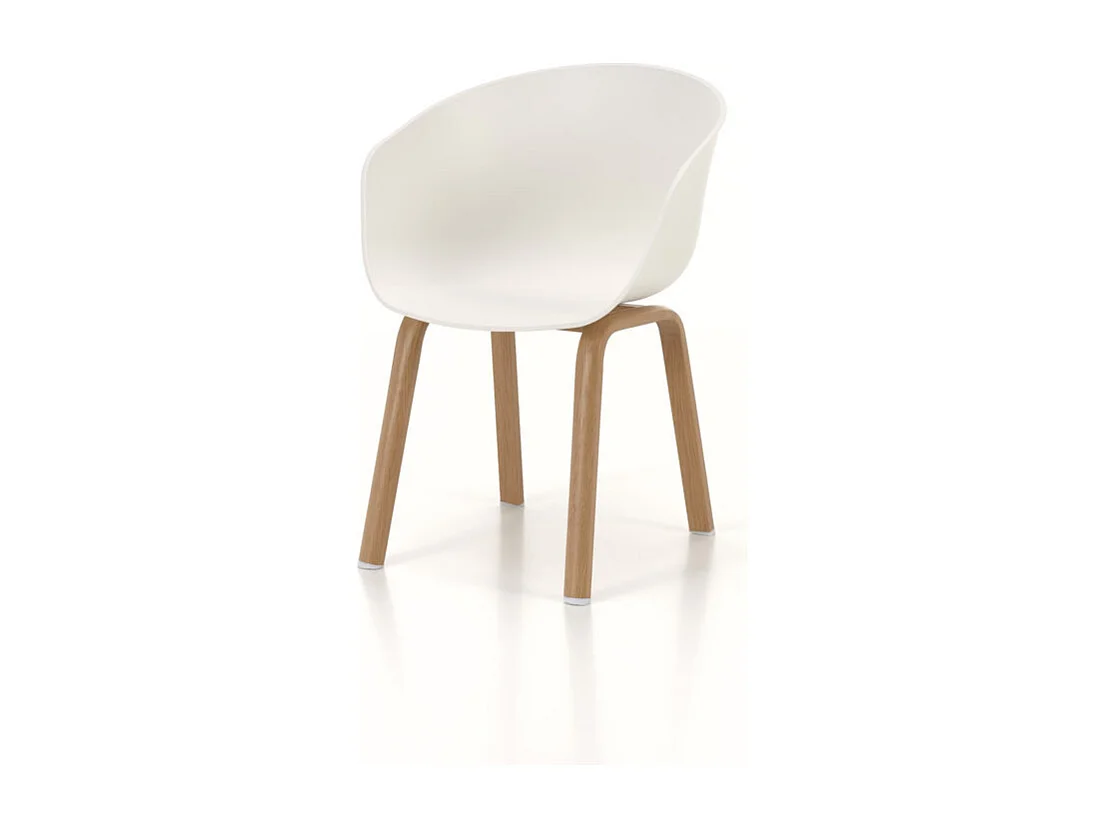 Set de 4 Chaises OAKLAND blanc