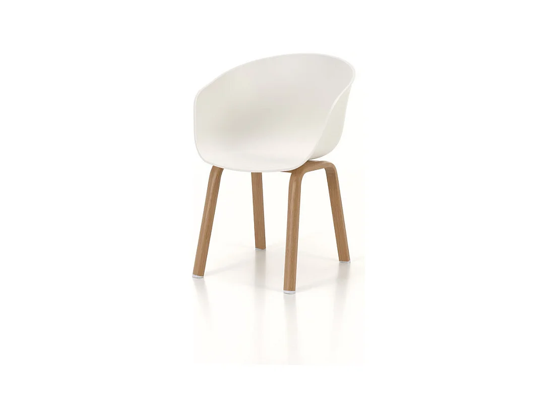 Set de 4 Chaises OAKLAND blanc