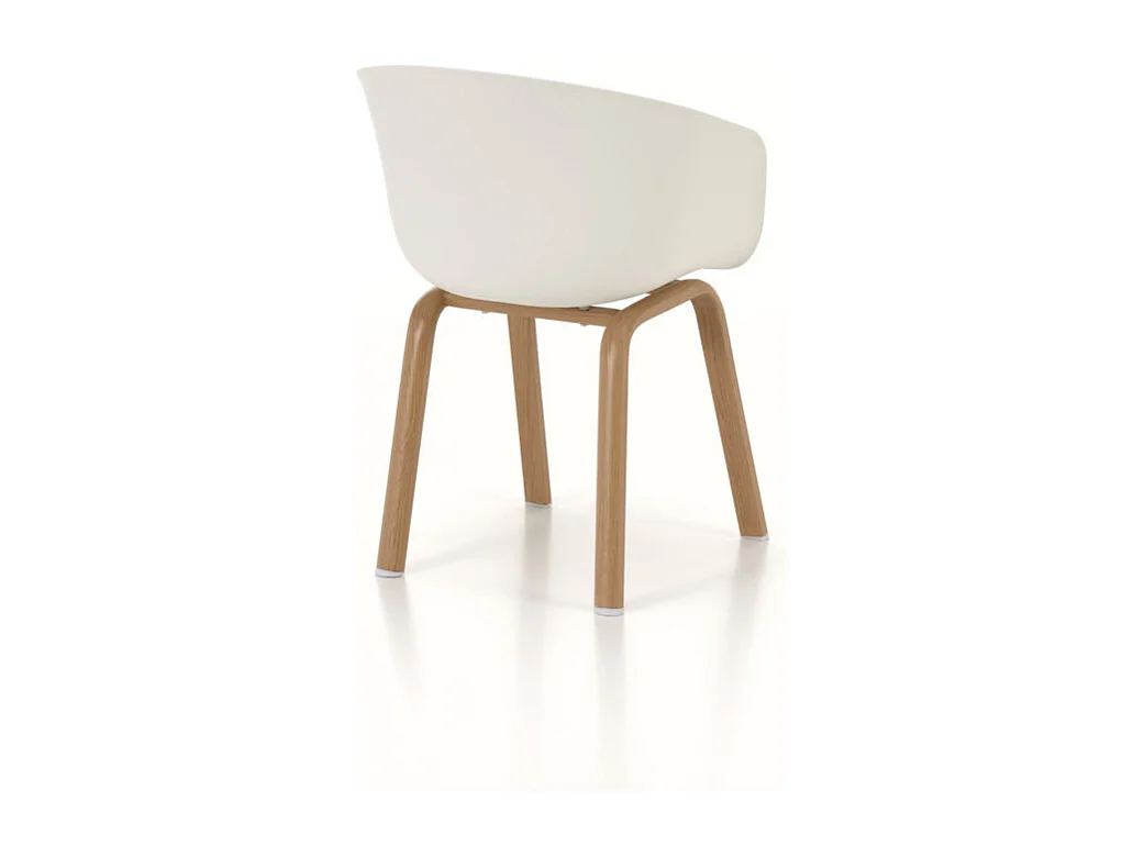 Set de 4 Chaises OAKLAND blanc