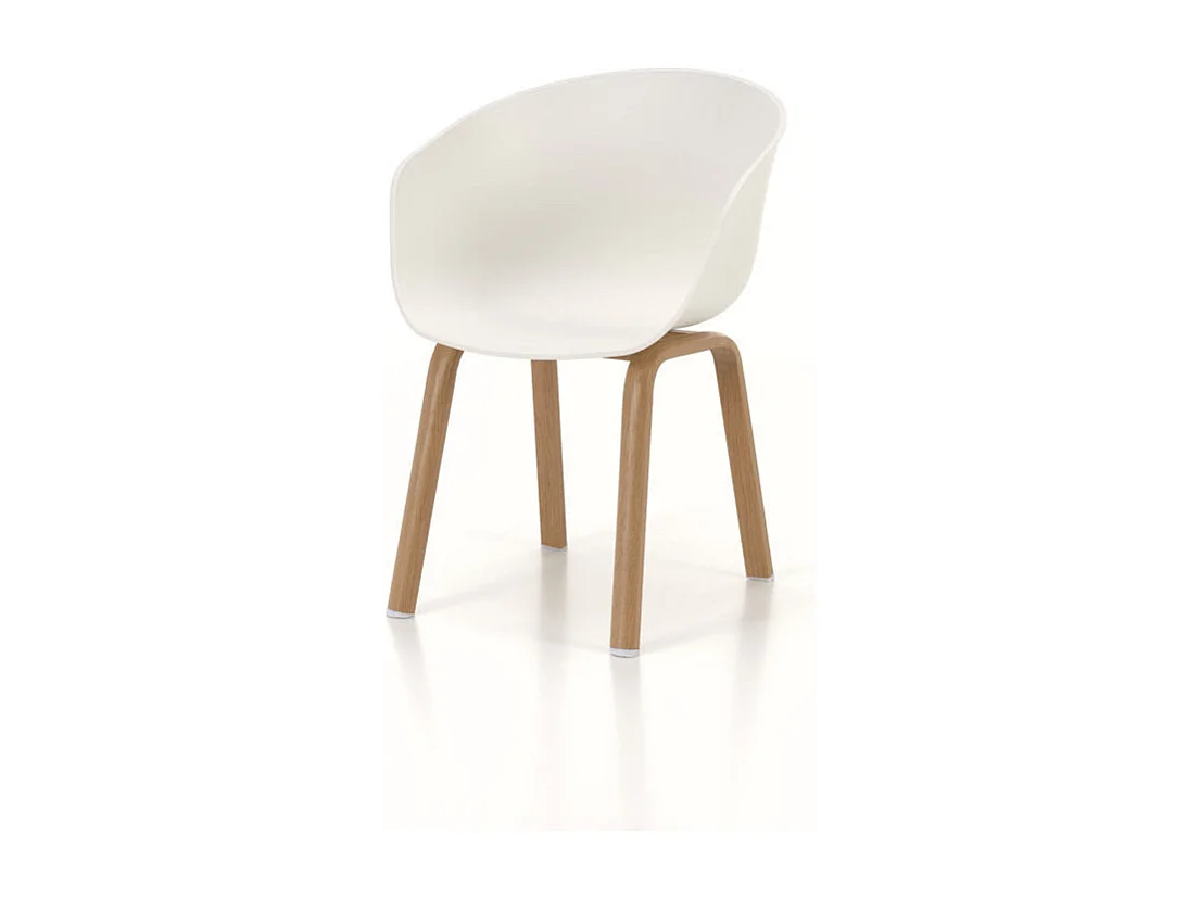 Set de 4 Chaises OAKLAND blanc