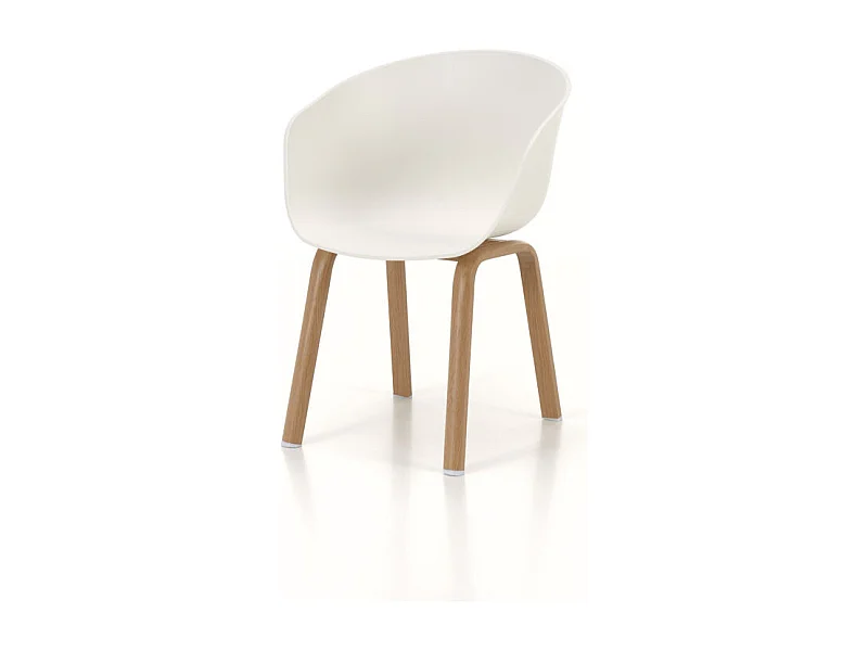 Set de 4 Chaises OAKLAND blanc