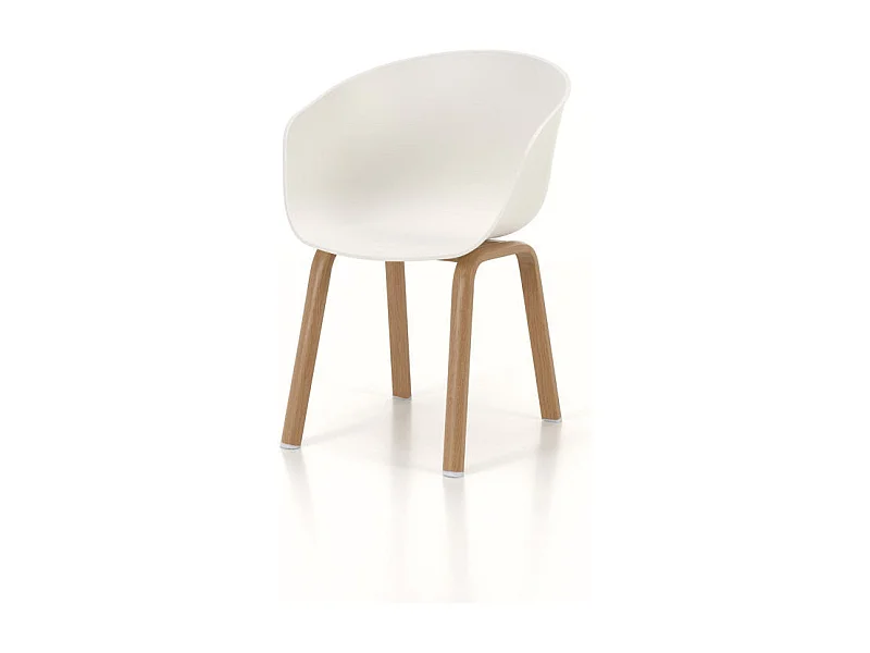 Set de 4 Chaises OAKLAND blanc