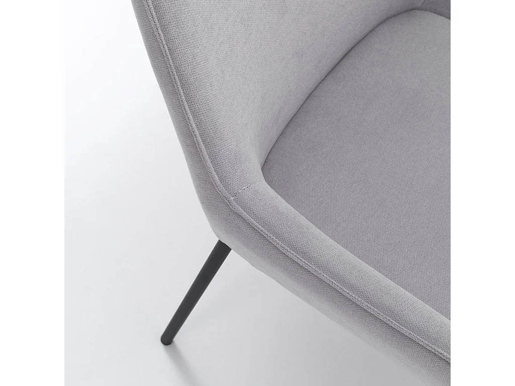 Set de 4 Chaises NISIDA gris clair