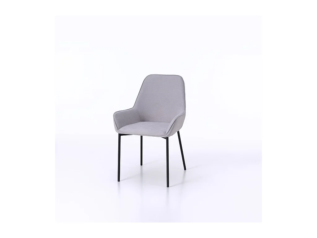 4er-Set Stühle NISIDA grau