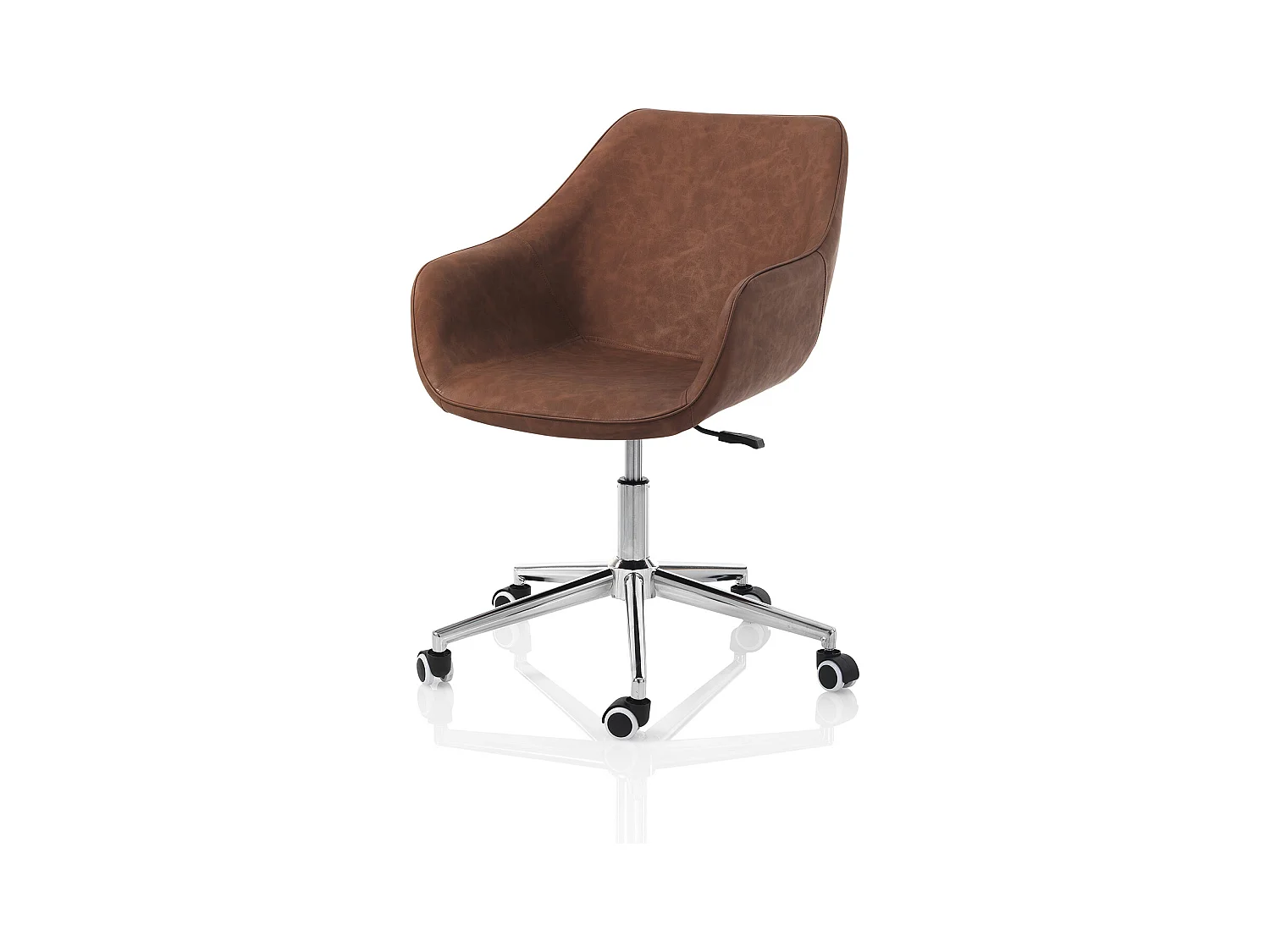 Chaise de bureau YAREN marron