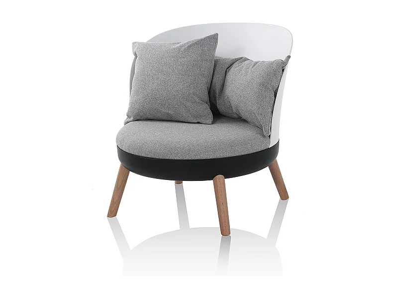 Poltrona CINDY cinzenta