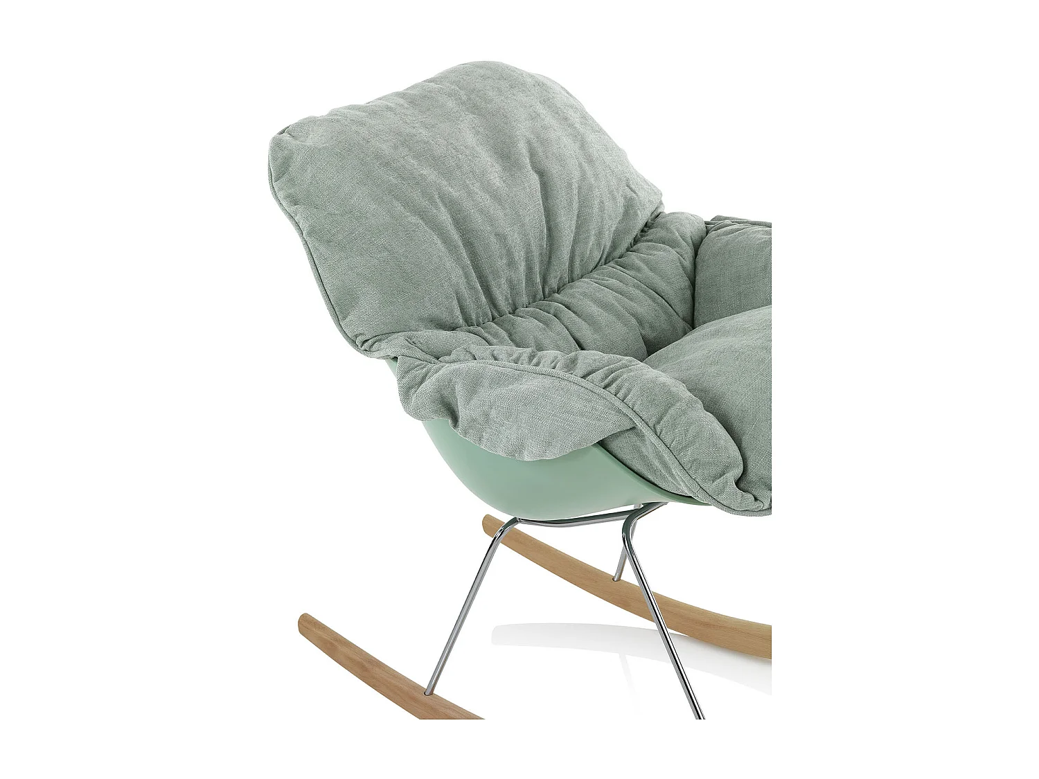 Fauteuil avec bascule ZEN vert menthe