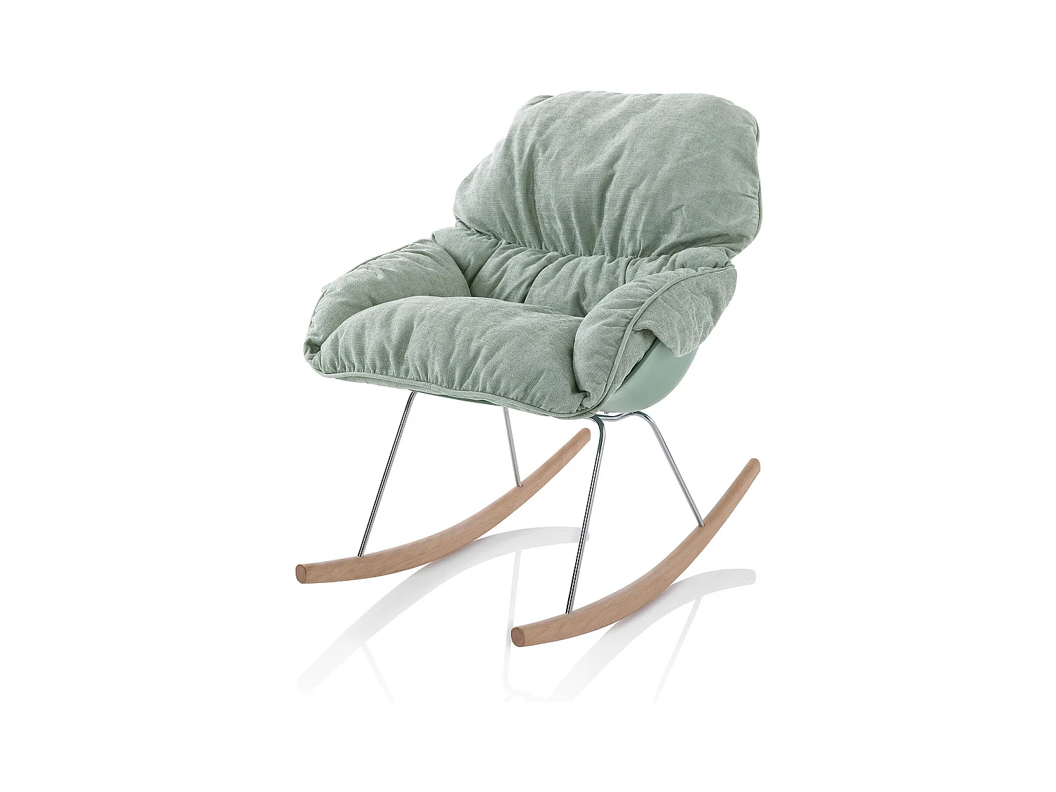 Fauteuil avec bascule ZEN vert menthe