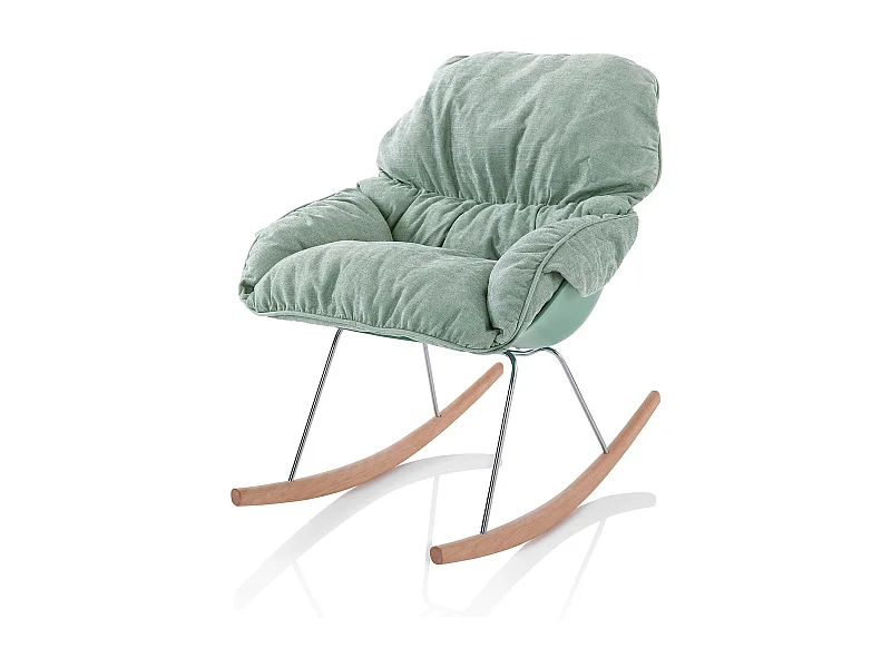 Fauteuil avec bascule ZEN vert menthe