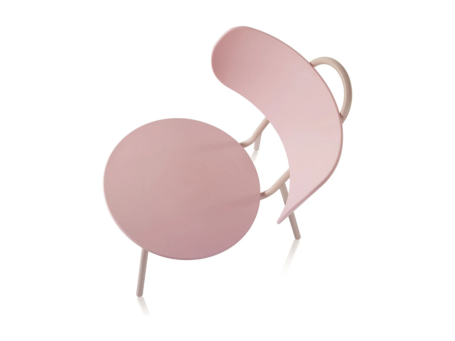 Espreguiçadeira baixa cor-de-rosa IZZY