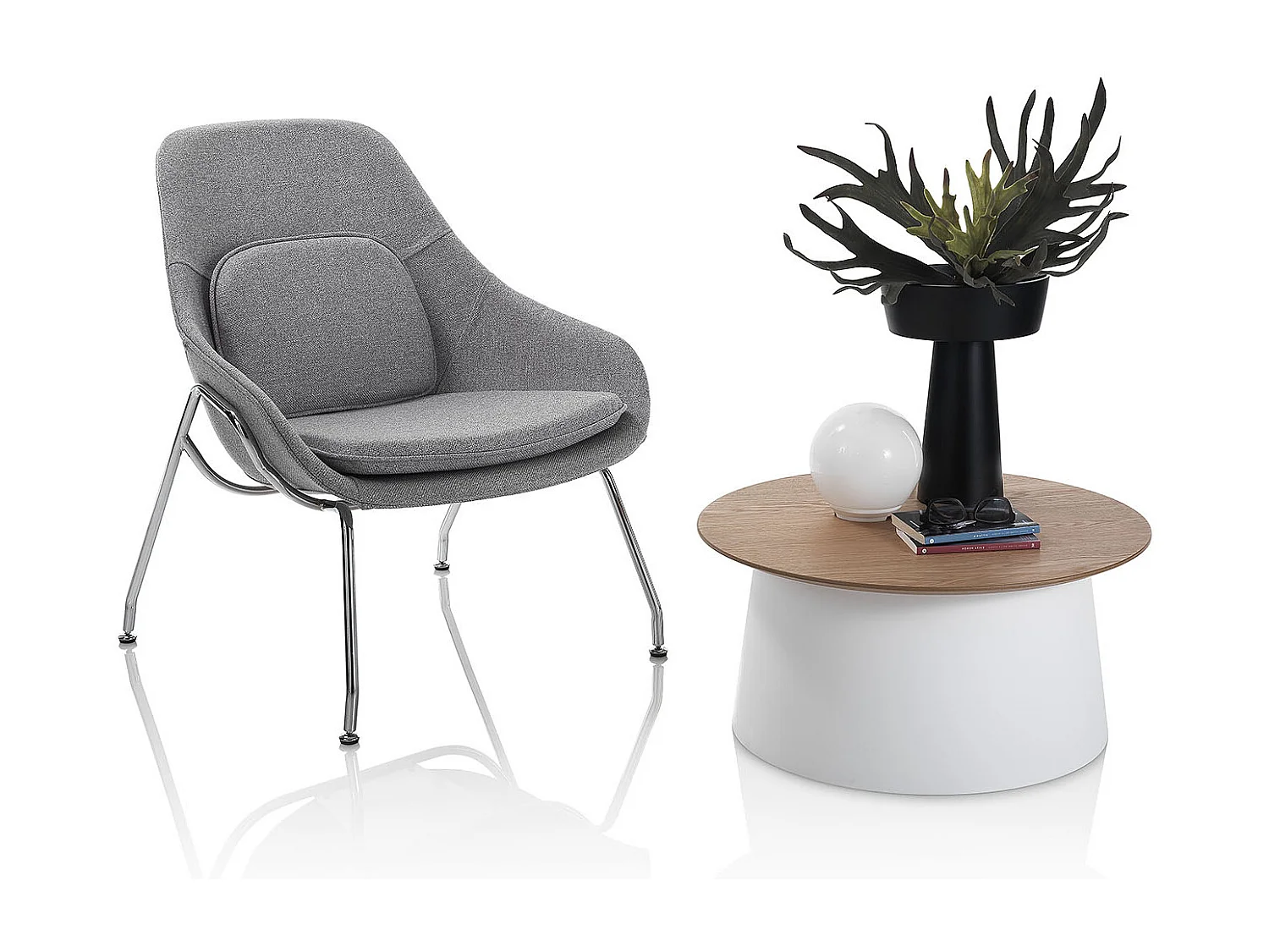 Fauteuil KLARIS gris