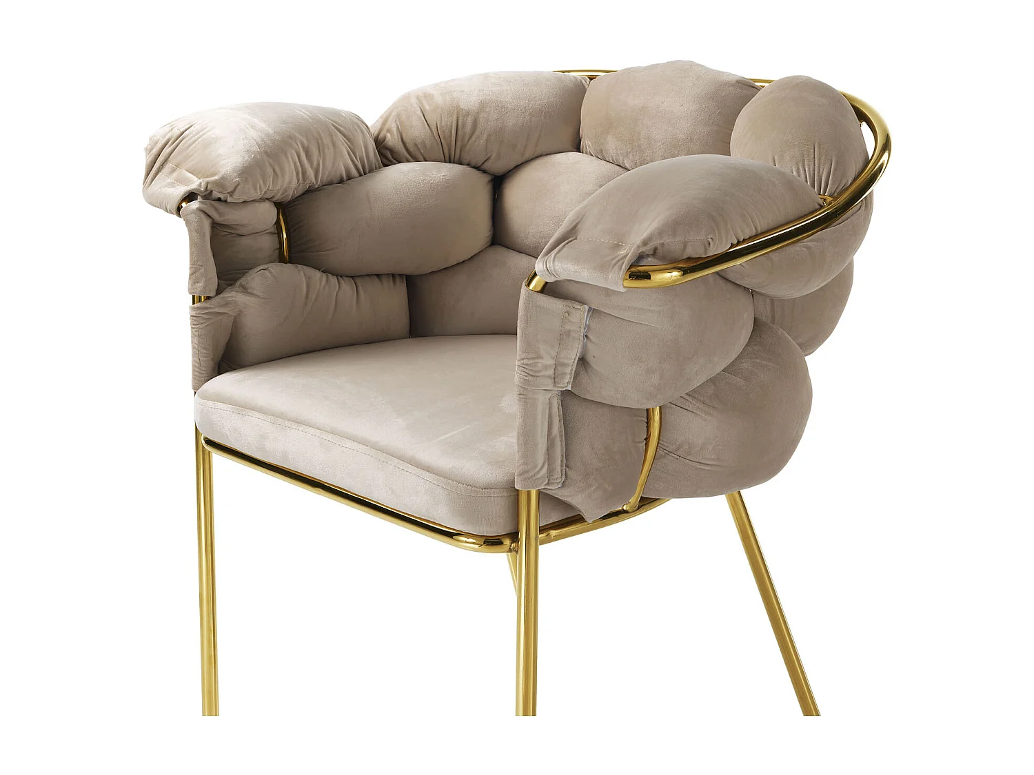 Set de 2 Fauteuils LUCY ecrù