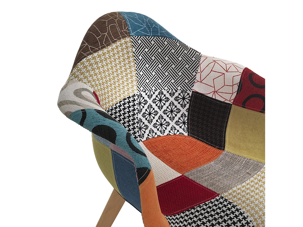 Set de 2 Fauteuils patchwork VICTORIA
