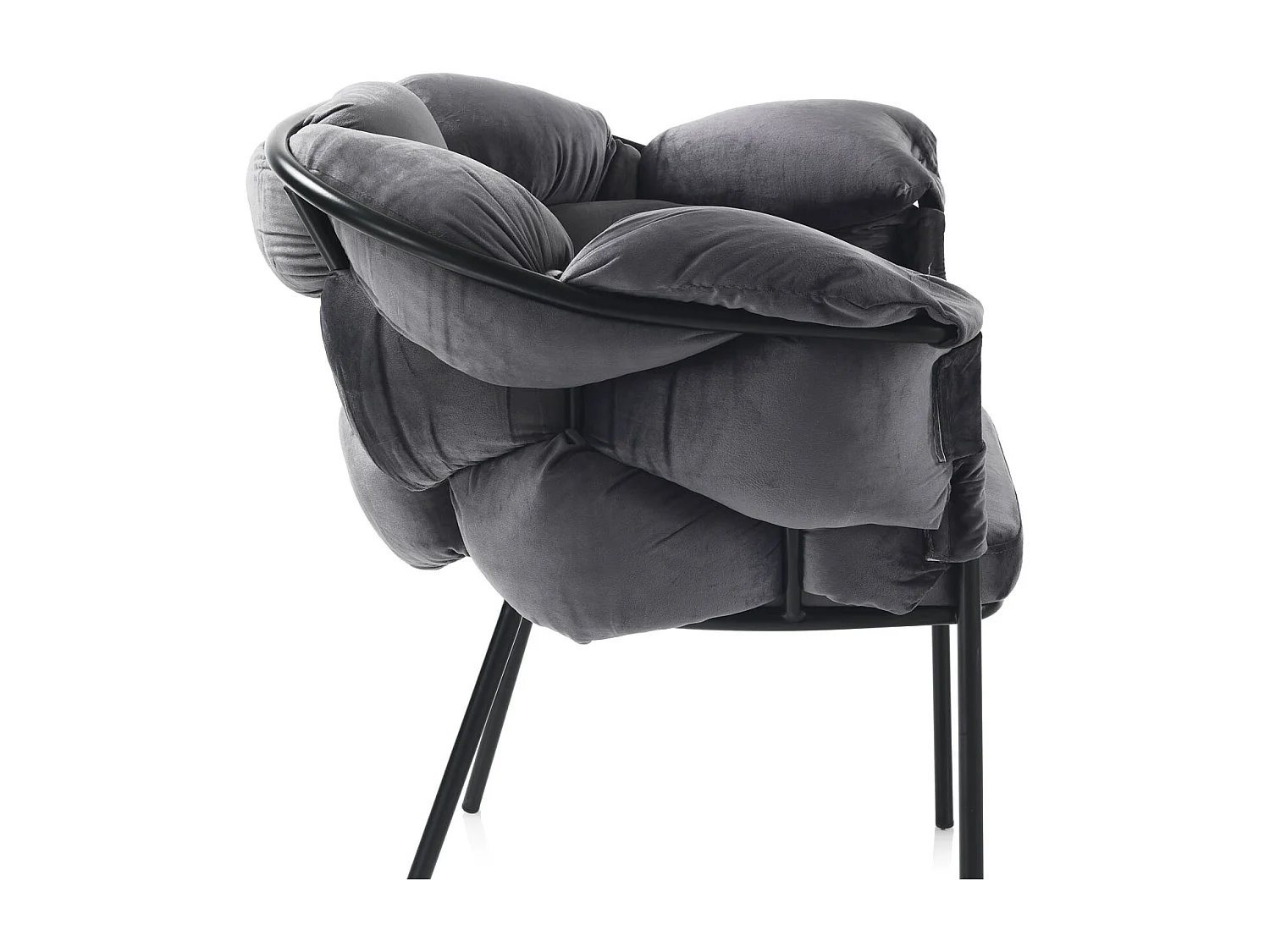 Set de 2 Fauteuils LUCY gris