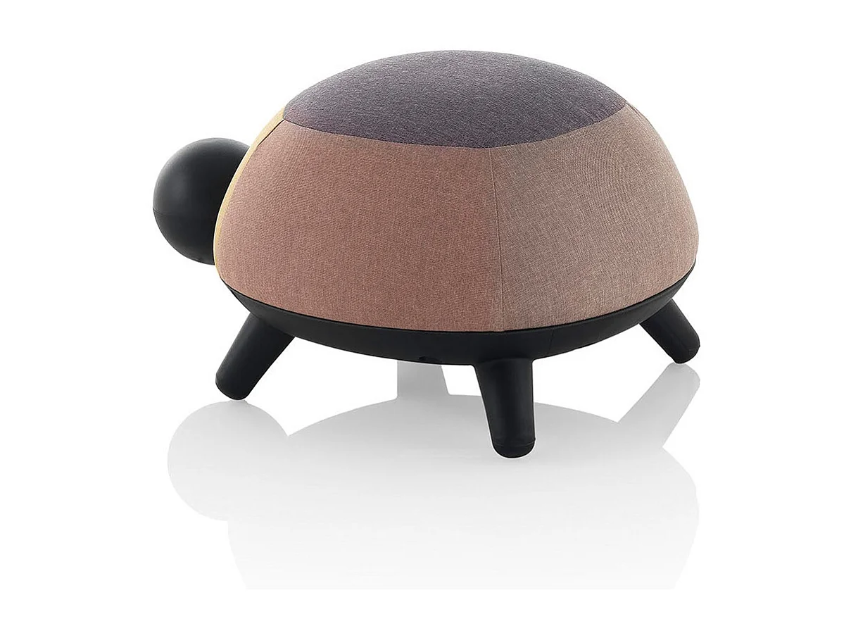 Pouf KAME B en tissu multicolore et polypropylène