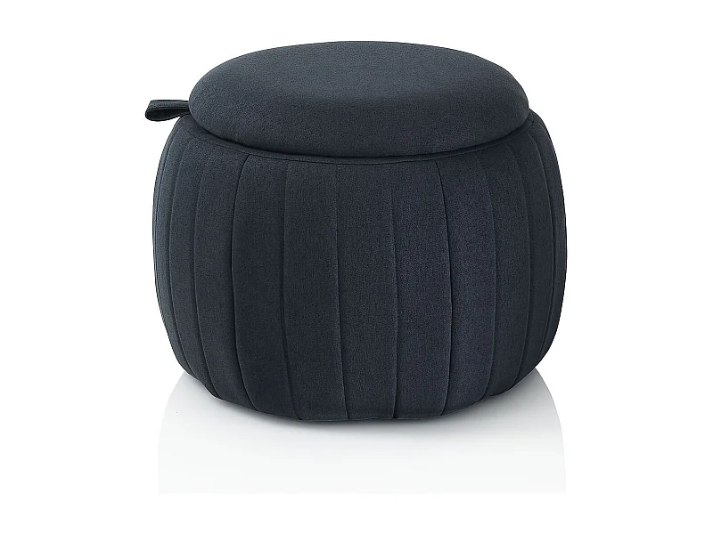 Pouf avec conteneur NAV bleu