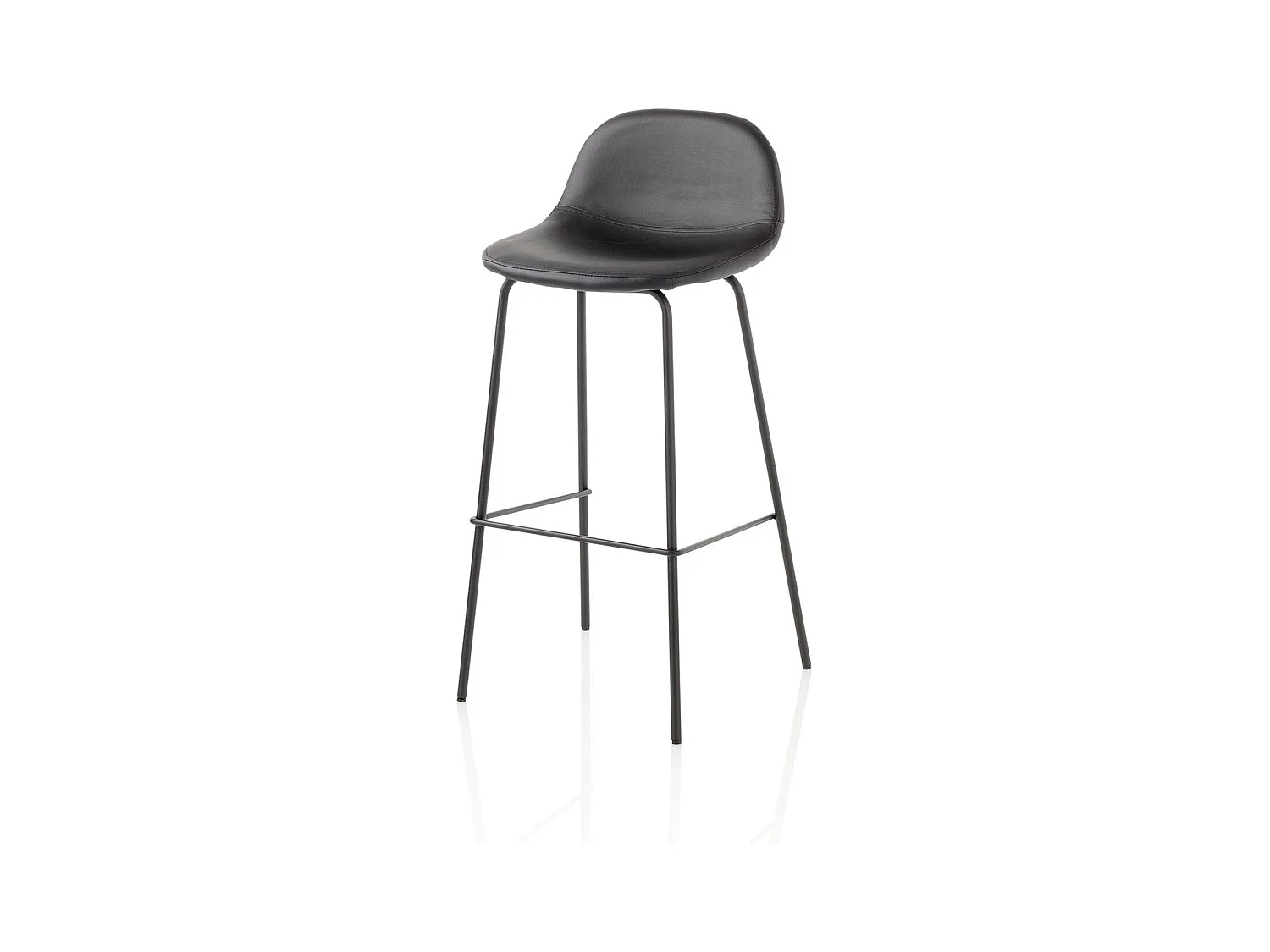 Set de 2 Tabourets STING noir 2