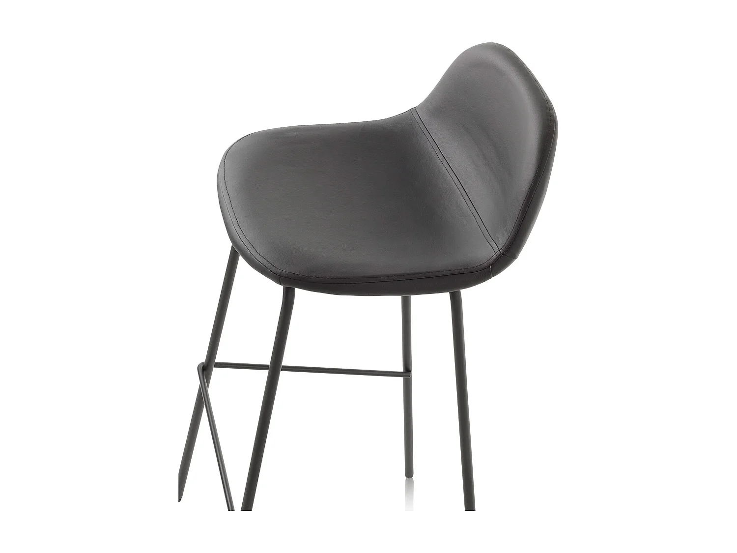 Set de 2 Tabourets STING noir 2