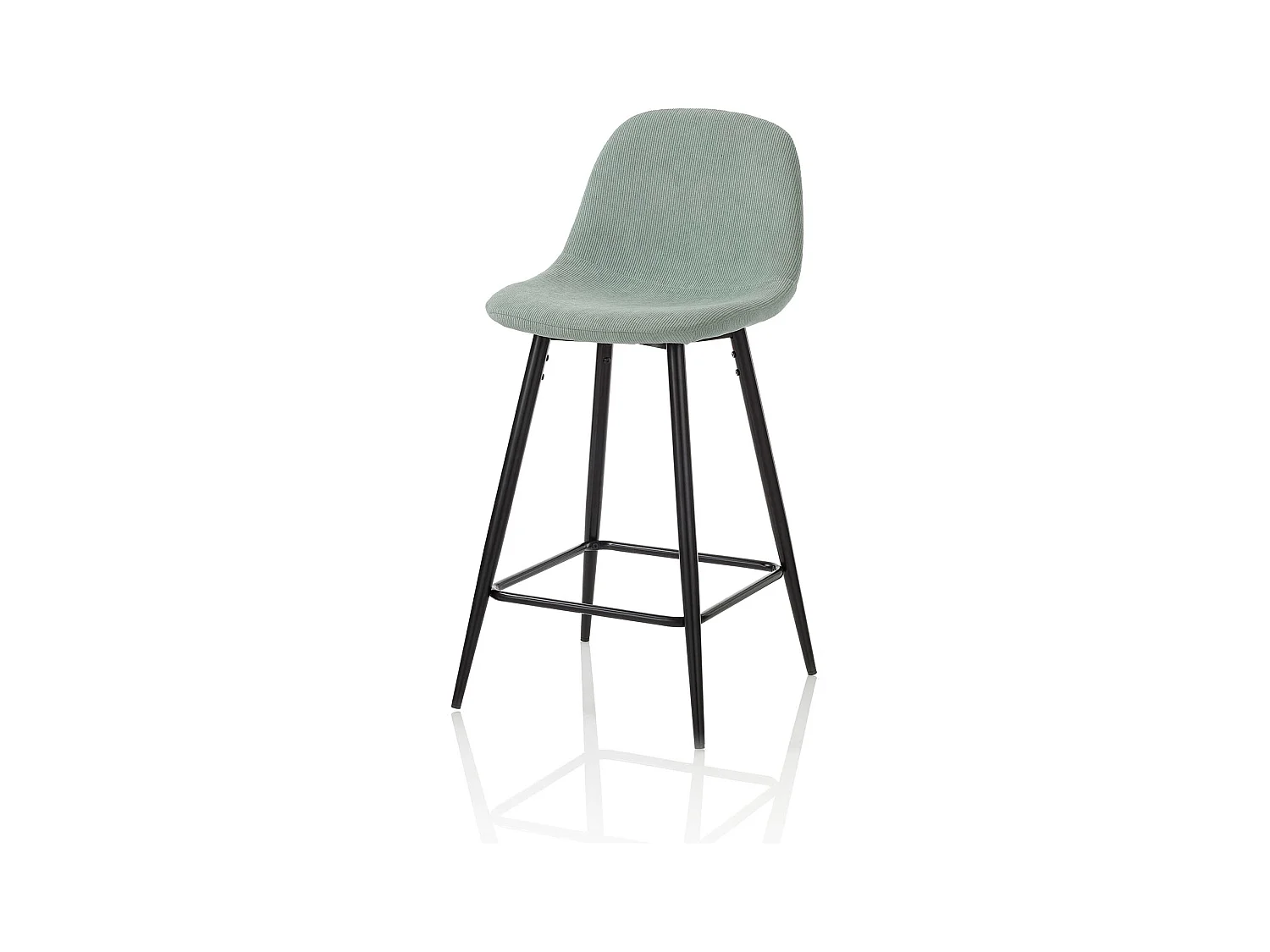 Set de 2 Tabourets SPIKE vert sauge