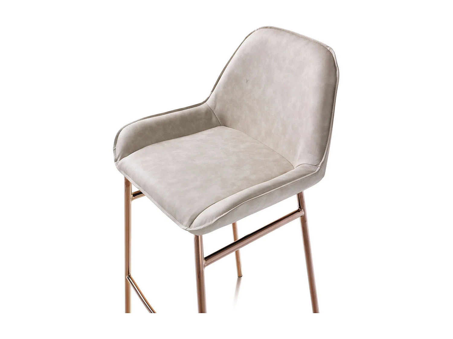 Set de 2 Tabourets NISIDA beige melange