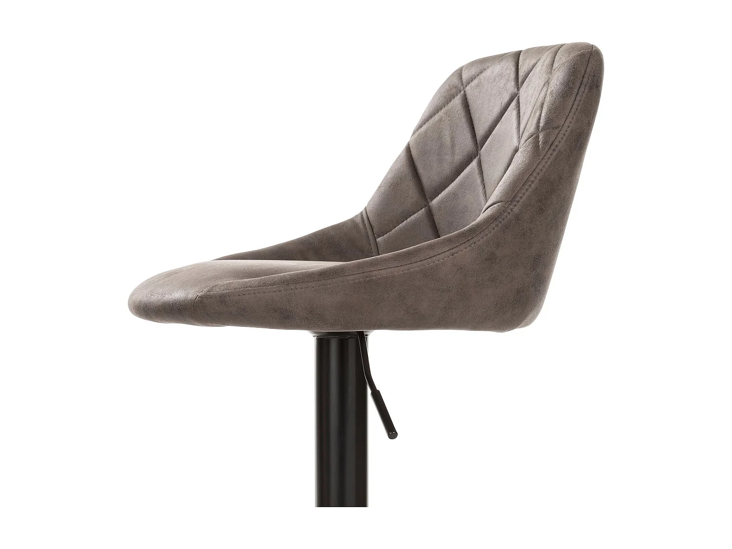 Set de 2 Tabourets BEN marron foncé