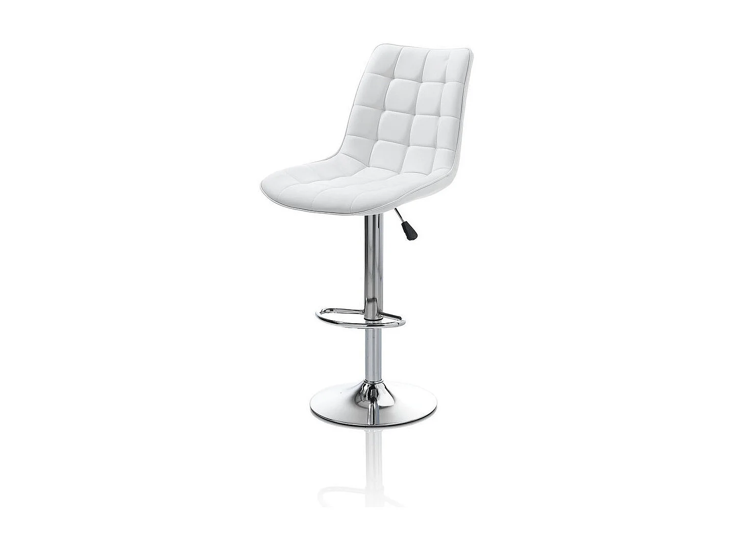 Set de 2 Tabourets OREL blanc