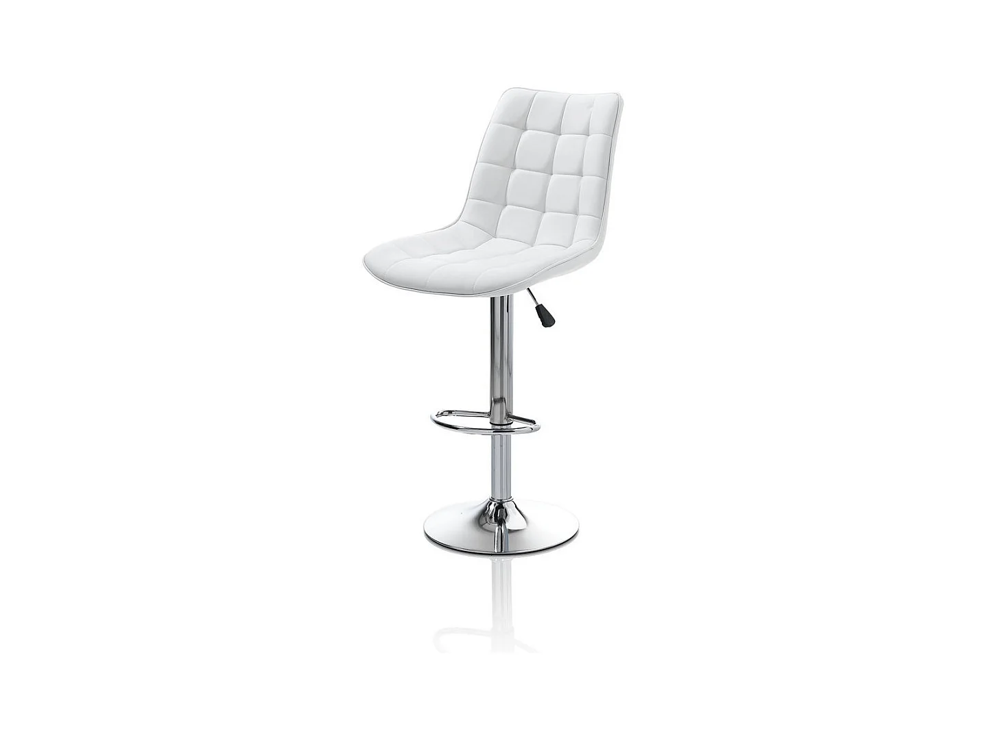 Set de 2 Tabourets OREL blanc