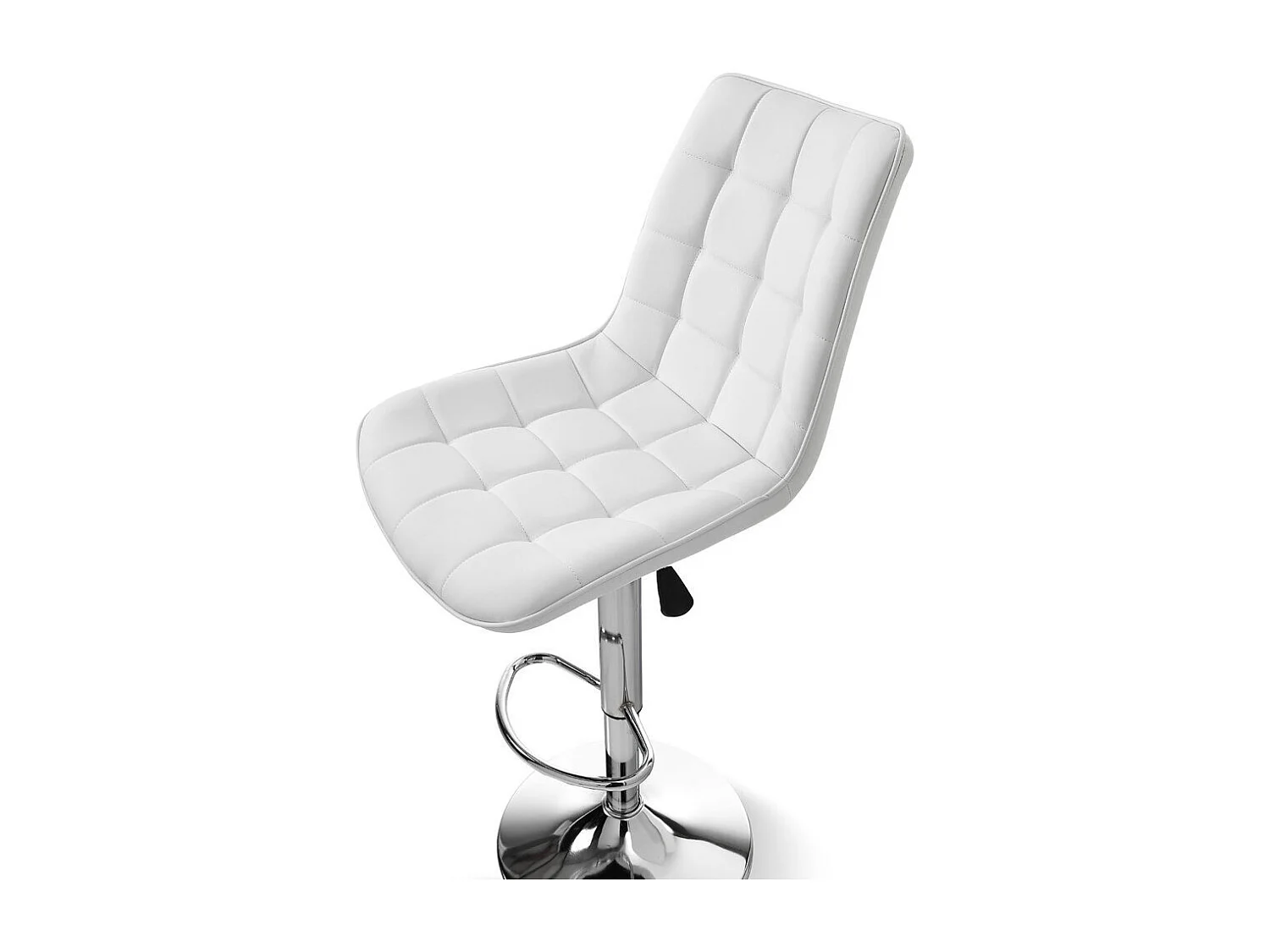 Set de 2 Tabourets OREL blanc