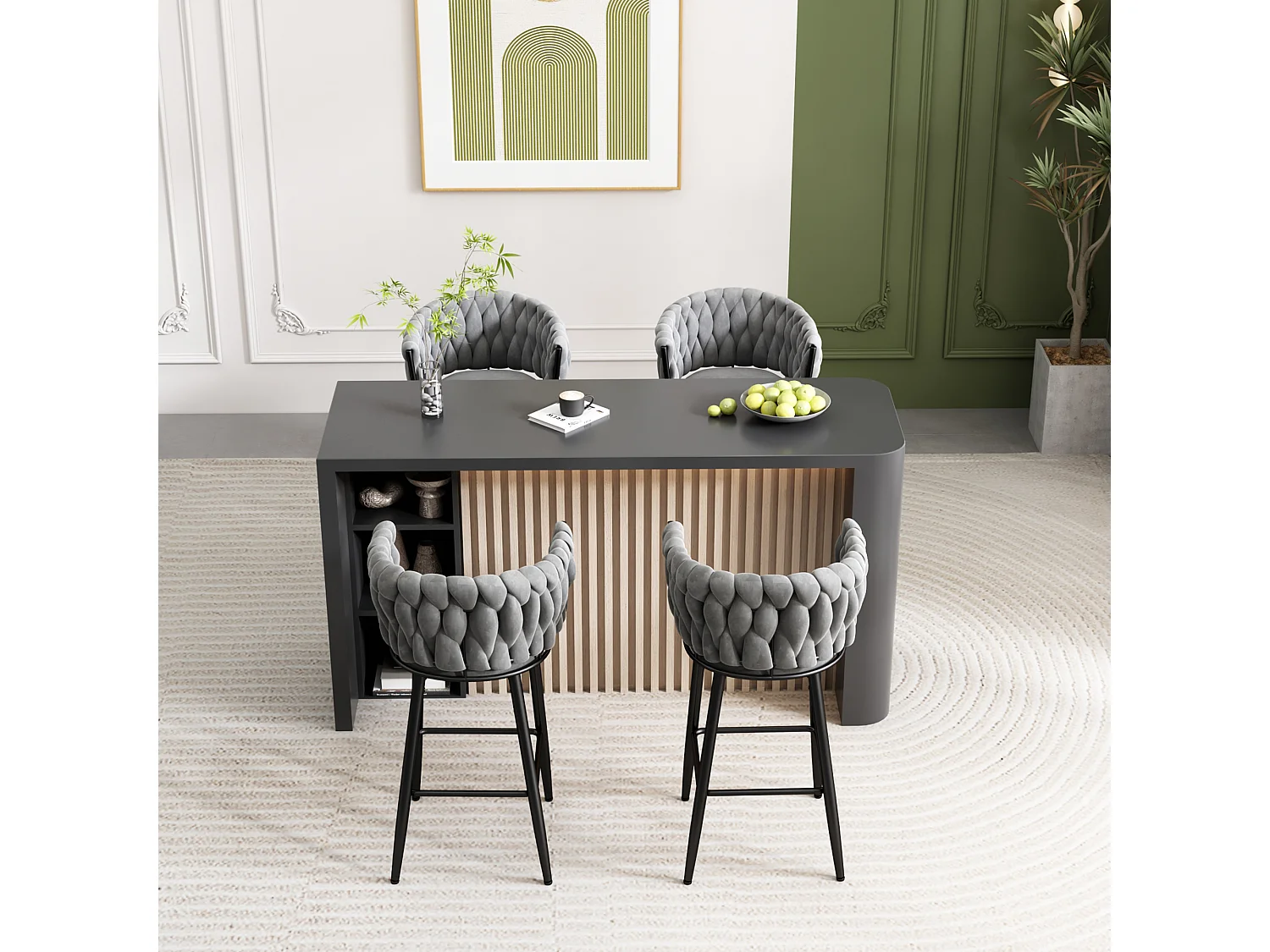 Chaise (ensemble De 6, 6 Unités) - - Beige