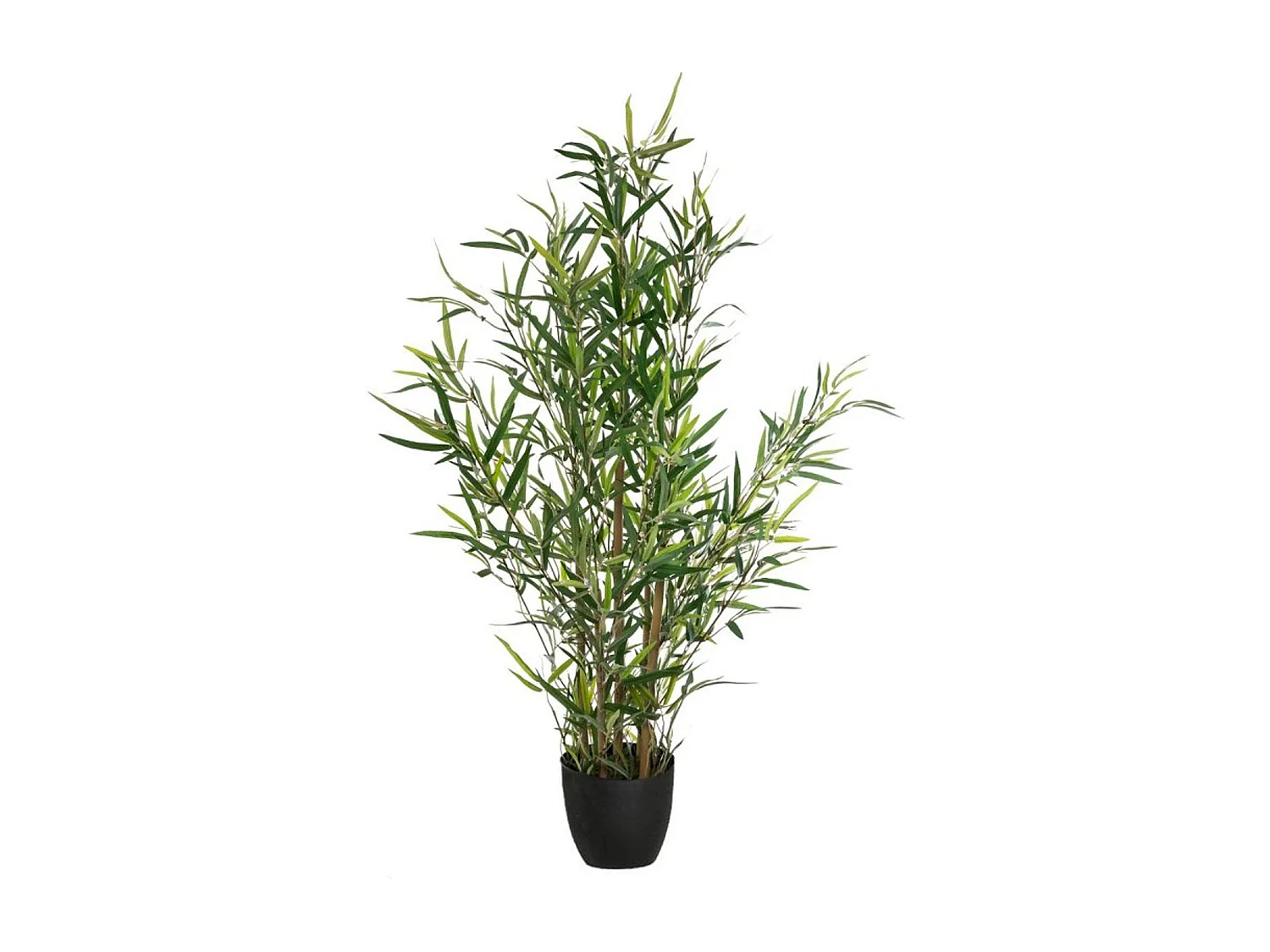 WELL HOME - Plante Bambou Artificielle H.90cm avec pot idéale pour la décoration
