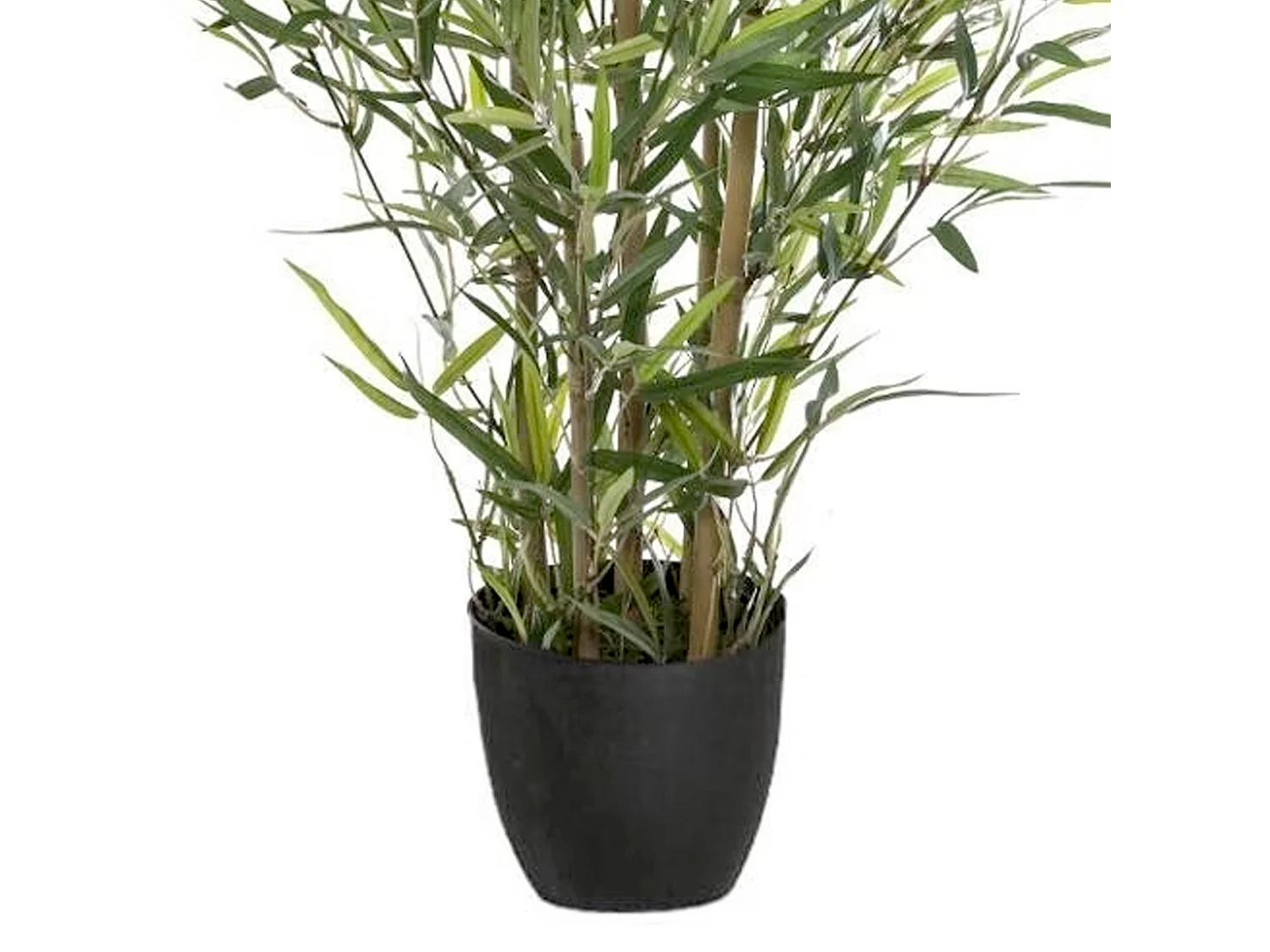 WELL HOME - Plante Bambou Artificielle H.90cm avec pot idéale pour la décoration