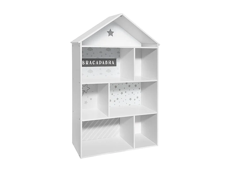 WELL HOME - Meuble de rangement enfant 2 compartiments