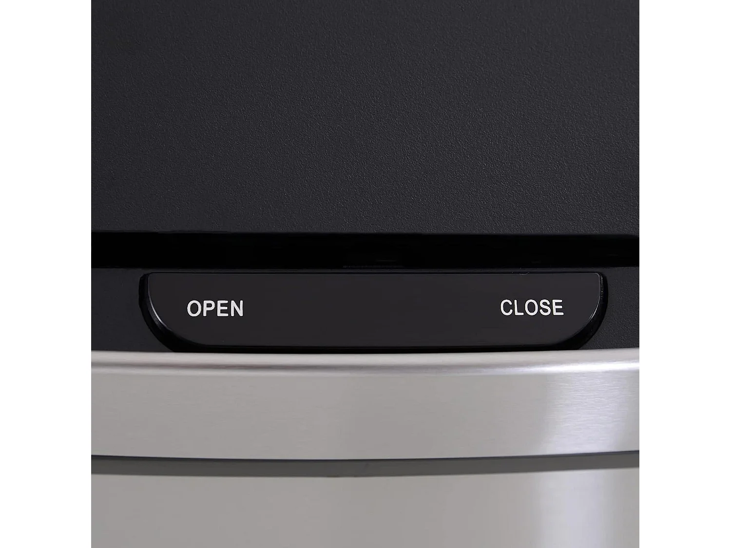 WELL HOME Poubelle de tri 67L (42L+25L), poubelle à 2 compartiments, ouverture automatique avec capteur, en inox, chromé