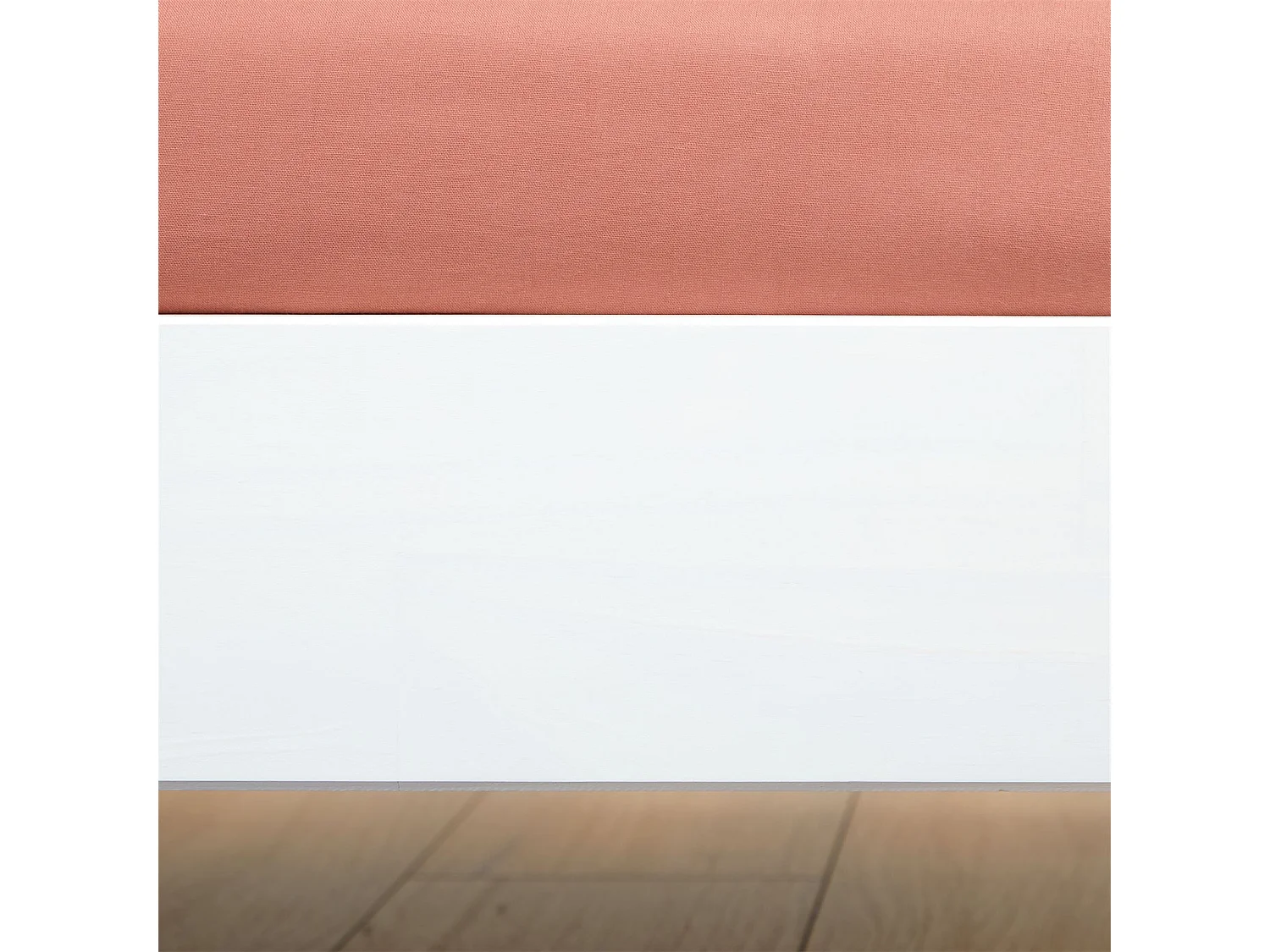 Lot de 2 lits superposables RINO 80 x 190 cm, lits simples 1 place, couchage d'appoint, en pin massif lasuré blanc