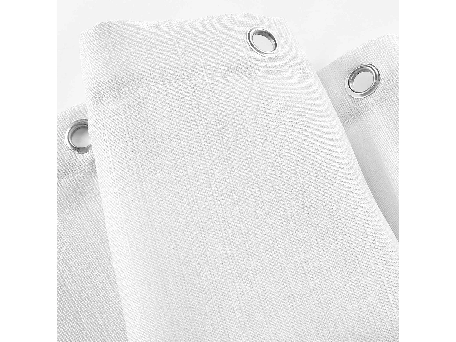 Duschvorhang in Uni-Farbe mit Haken 180 x 200 cm